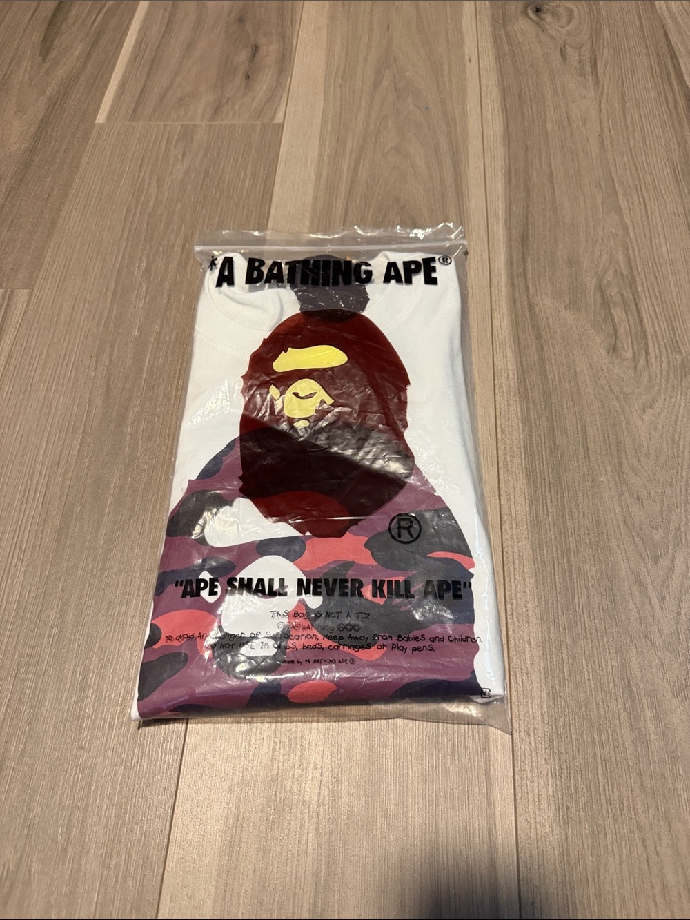 Brand New BAPE Camo Big Ape Head T-Shirt Mens Size M